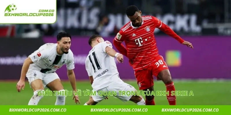 Giới thiệu về tầm quan trọng của BXH serie a